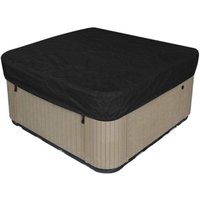 Whirlpool-Abdeckung für den Garten, 190T Polyestergewebe, Spa-Abdeckung, wasserdicht, staubdicht, UV-beständig, Schwarz, 231 x 231 x 30 cm Whirlpool-Abdeckung für den Garten, 190T Polyestergewebe, Spa-Abdeckung, wasserdicht, staubdicht, UV-beständig, Schwarz, 231 x 231 x 30 cm von SERBIA