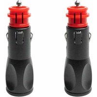 Zigarettenanzünder-Stecker, Zigarettenanzünder-Adapter, Zigarettenanzünder-Stecker, 12 V europäischer Zigarettenanzünder-Adapterstecker – 2 Stück Zigarettenanzünder-Stecker, Zigarettenanzünder-Adapter, Zigarettenanzünder-Stecker, 12 V europäischer Zigarettenanzünder-Adapterstecker – 2 Stück von SERBIA