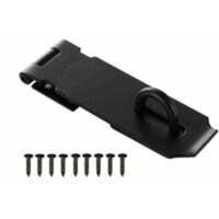 Zoll Tür-Überfalle, Edelstahl-Überfalle mit Schrauben, Tür-Überfalle für Tür, Schublade, Schrank (schwarz) von SERBIA