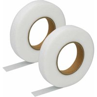 Cinta termoadhesiva blanca para dobladillos, 2 cm x 64 m, de doble cara, para reforzar cortinas de tela y pantalones. von SERBIA