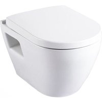 Serel - Designer WC-Becken ohne Rand (rimless) + WC-Deckel mit Absenkautomatik (SM26) von SEREL