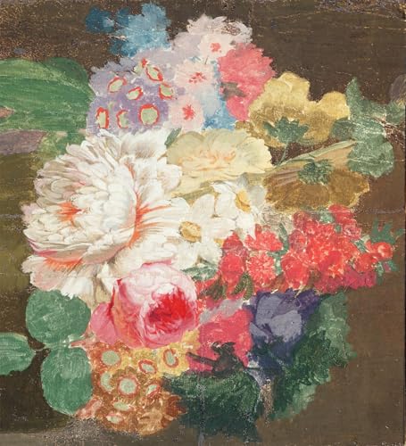 SERENDIPITP Abstrakte Leinwand Kunst Landschaft Wandkunst Dekoratives Wandgemälde Blumen von Nicolaes Van Veerendael Ölgemälde Kunstdrucke für Heimdekoration 60x90cm von SERENDIPITP