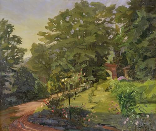 SERENDIPITP Abstrakte Leinwand Kunst Landschaft Wandkunst Dekoratives Wandgemälde Rosengarten von Heinrich Wilhelm Trübner Ölgemälde Kunstdrucke für Heimdekoration 60x90cm SERENDIPITP Abstrakte Leinwand Kunst Landschaft Wandkunst Dekoratives Wandgemälde Rosengarten von Heinrich Wilhelm Trübner Ölgemälde Kunstdrucke für Heimdekoration 60x90cm von SERENDIPITP