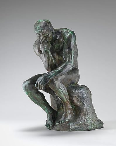 SERENDIPITP Auguste Rodin Leinwandposter ohne Rahmen, 50 x 70 cm, Motiv: Der Denker von SERENDIPITP