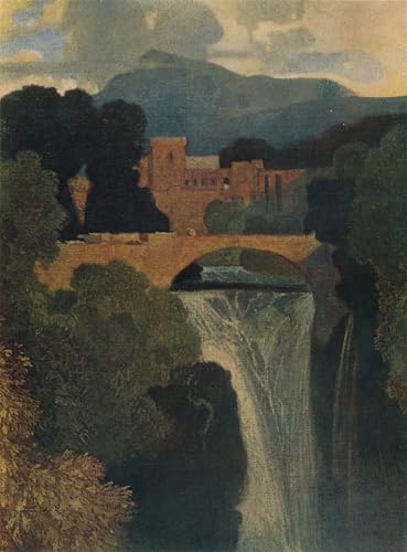 SERENDIPITP Bekannt Leinwand Malerei Poster Bilder Druck Wandgemälde Der Wasserfall von Sell Cotman Wandkunst Poster für Wohnzimmer-Dekor 60x90cm SERENDIPITP Bekannt Leinwand Malerei Poster Bilder Druck Wandgemälde Der Wasserfall von Sell Cotman Wandkunst Poster für Wohnzimmer-Dekor 60x90cm von SERENDIPITP