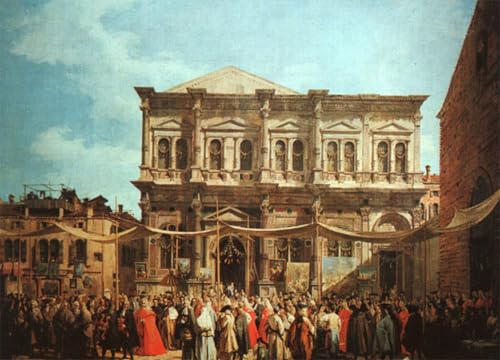 SERENDIPITP Bekannt Leinwand Malerei Poster Bilder Druck Wandgemälde Der festtag des hl. Rochus von canaletto Wandkunst Poster für Wohnzimmer-Dekor 60x90cm SERENDIPITP Bekannt Leinwand Malerei Poster Bilder Druck Wandgemälde Der festtag des hl. Rochus von canaletto Wandkunst Poster für Wohnzimmer-Dekor 60x90cm von SERENDIPITP