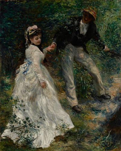 SERENDIPITP Bekannt Leinwand Malerei Poster Bilder Druck Wandgemälde Der spaziergang von pierre auguste renoir Wandkunst Poster für Wohnzimmer-Dekor 60x90cm SERENDIPITP Bekannt Leinwand Malerei Poster Bilder Druck Wandgemälde Der spaziergang von pierre auguste renoir Wandkunst Poster für Wohnzimmer-Dekor 60x90cm von SERENDIPITP