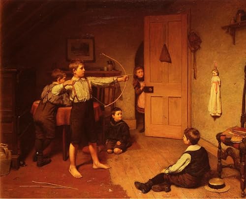 SERENDIPITP Bekannt Leinwand Malerei Poster Bilder Druck Wandgemälde Die bogenschützen von harry brooker Wandkunst Poster für Wohnzimmer-Dekor 60x90cm von SERENDIPITP