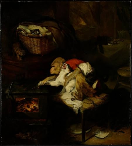 SERENDIPITP Bekannt Leinwand Malerei Poster Bilder Druck Wandgemälde Die katzenpfote von edwin landseer Wandkunst Poster für Wohnzimmer-Dekor 60x90cm SERENDIPITP Bekannt Leinwand Malerei Poster Bilder Druck Wandgemälde Die katzenpfote von edwin landseer Wandkunst Poster für Wohnzimmer-Dekor 60x90cm von SERENDIPITP