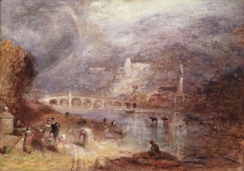 SERENDIPITP Bekannt Leinwand Malerei Poster Bilder Druck Wandgemälde Heidelberg von Mallord William Turner Wandkunst Poster für Wohnzimmer-Dekor 60x90cm SERENDIPITP Bekannt Leinwand Malerei Poster Bilder Druck Wandgemälde Heidelberg von Mallord William Turner Wandkunst Poster für Wohnzimmer-Dekor 60x90cm von SERENDIPITP