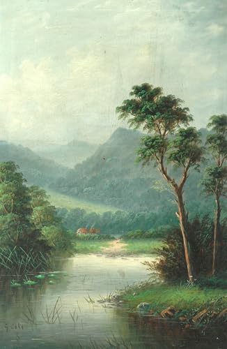 SERENDIPITP Bekannt Leinwand Malerei Poster Bilder Druck Wandgemälde Landschaft von George Vicat Cole Wandkunst Poster für Wohnzimmer-Dekor 60x90cm von SERENDIPITP