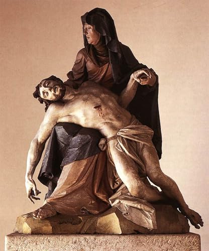 SERENDIPITP Bekannt Leinwand Malerei Poster Bilder Druck Wandgemälde Pietà Ignaz Günther Wandkunst Poster für Wohnzimmer-Dekor 60x90cm von SERENDIPITP