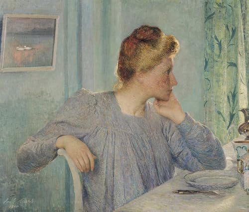 SERENDIPITP Bekannt Leinwand Malerei Poster Bilder Druck Wandgemälde Porträt einer Frau von Emile Claus Wandkunst Poster für Wohnzimmer-Dekor 60x90cm SERENDIPITP Bekannt Leinwand Malerei Poster Bilder Druck Wandgemälde Porträt einer Frau von Emile Claus Wandkunst Poster für Wohnzimmer-Dekor 60x90cm von SERENDIPITP