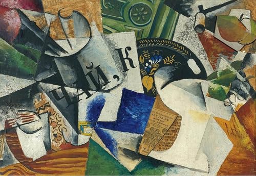 SERENDIPITP Bekannt Leinwand Malerei Poster Bilder Druck Wandgemälde Stillleben mit Tablett von Lyubov Sergeevna Popova Wandkunst Poster für Wohnzimmer-Dekor 60x90cm SERENDIPITP Bekannt Leinwand Malerei Poster Bilder Druck Wandgemälde Stillleben mit Tablett von Lyubov Sergeevna Popova Wandkunst Poster für Wohnzimmer-Dekor 60x90cm von SERENDIPITP