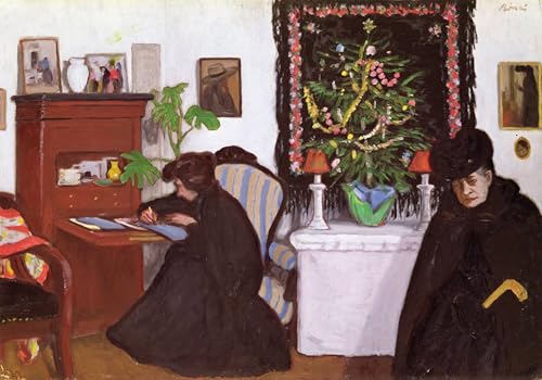 SERENDIPITP Bekannt Leinwand Malerei Poster Bilder Druck Wandgemälde Weihnachten von József Rippl Rónai Wandkunst Poster für Wohnzimmer-Dekor 60x90cm SERENDIPITP Bekannt Leinwand Malerei Poster Bilder Druck Wandgemälde Weihnachten von József Rippl Rónai Wandkunst Poster für Wohnzimmer-Dekor 60x90cm von SERENDIPITP