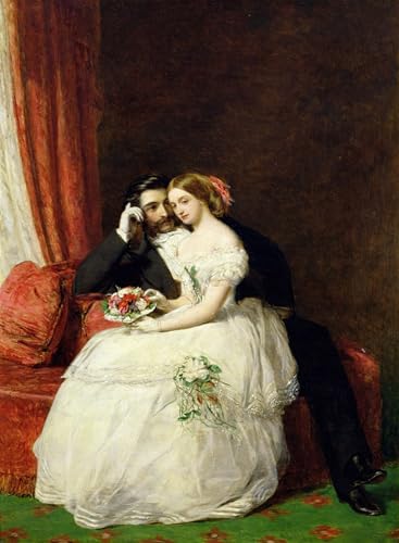 SERENDIPITP Bekannt Leinwand Malerei Poster Bilder Druck Wandgemälde der Vorschlag von William Powell Frith Wandkunst Poster für Wohnzimmer-Dekor 60x90cm SERENDIPITP Bekannt Leinwand Malerei Poster Bilder Druck Wandgemälde der Vorschlag von William Powell Frith Wandkunst Poster für Wohnzimmer-Dekor 60x90cm von SERENDIPITP