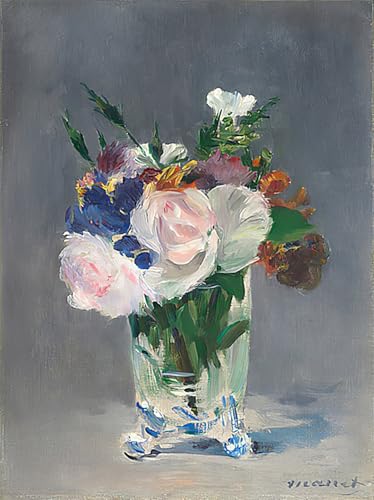 SERENDIPITP Bilder Moderne Druck Leinwand Malerei GemäLde Kunst Bilder Blumen in einer Kristallvase von edouard manet Wandkunst Graffiti für Wanddekoration 60x90cm SERENDIPITP Bilder Moderne Druck Leinwand Malerei GemäLde Kunst Bilder Blumen in einer Kristallvase von edouard manet Wandkunst Graffiti für Wanddekoration 60x90cm von SERENDIPITP