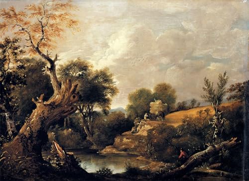 SERENDIPITP Kunstdruck Leinwand Bilder Druck Wandgemälde Kunst Gemälde Das erntefeld von john constable Leinwand Wandkunst Poster für Wanddekoration 60x90cm von SERENDIPITP