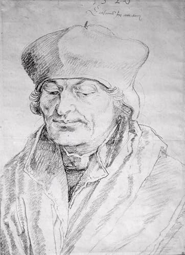 SERENDIPITP Kunstdruck Leinwand Bilder Druck Wandgemälde Kunst Gemälde Porträt des desiderius erasmus von albrecht dürer Leinwand Wandkunst Poster für Wanddekoration 60x90cm von SERENDIPITP