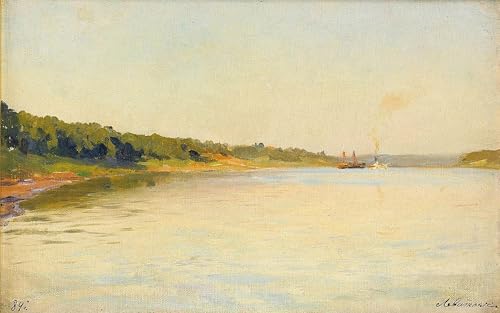 SERENDIPITP Vintage Leinwand Wandkunst Dekorative Leinwand Malerei Dekoratives WandgemäLde The River Bank von Isaac Iljitsch Levitan Ölgemälde Kunstdrucke für Heimdekoration 60x90cm SERENDIPITP Vintage Leinwand Wandkunst Dekorative Leinwand Malerei Dekoratives WandgemäLde The River Bank von Isaac Iljitsch Levitan Ölgemälde Kunstdrucke für Heimdekoration 60x90cm von SERENDIPITP