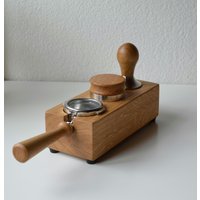 Tamperstation "Double" Eiche | Handgefertigt von SERSWOOD