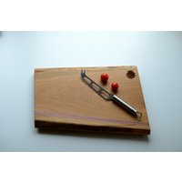 Servierbrett Aus Eiche Und Upgecycleten Skateboards | Handgemacht von SERSWOOD