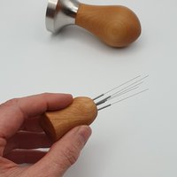 Wdt, Coffee-Distributiontool Aus Kirschbaumholz | Handgefertigt von SERSWOOD