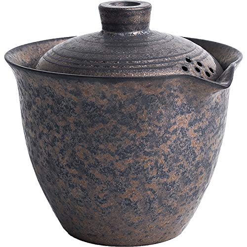 SERVEL Chinesische Keramik-Teekanne, Wasserkocher, Gaiwan-Teetasse, chinesisches Kung-Fu-Chawan-Getränkegeschirr, 200 ml von SERVEL
