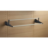 Wand Schuhhalter Schuhregal, Schuhhalterung Schrank Kunststoff schwarz - Servetto von SERVETTO