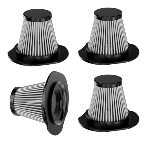 SERVOMASTER 4-Stück Ersatz-Staubsauger Filter, nur Kompatibel mit SM01, SM01BS und SM05BS Handstaubsauger kabellos, HEPA-Filter Waschbar und Wiederverwendbar von SERVOMASTER