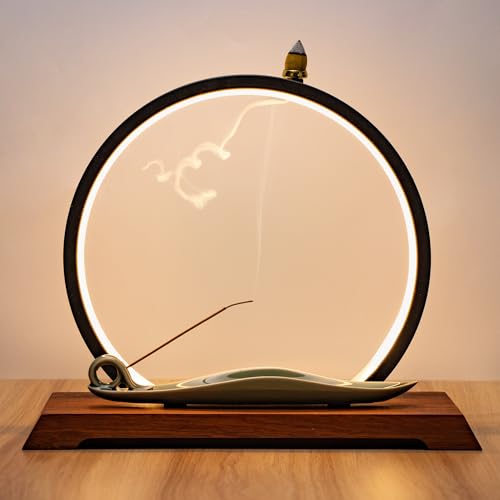 SERdeerCH Rückfluss Räuchergefäß für Räucherkegel Räucherstäbchenhalter Wasserfall Halterung Kommt mit 100 Räucherkegeln, 1 Matte, 1 Pinzette, 1 Räucherstäbchen, kann für Büro, Wohnzimmer Dekoration SERdeerCH Rückfluss Räuchergefäß für Räucherkegel Räucherstäbchenhalter Wasserfall Halterung Kommt mit 100 Räucherkegeln, 1 Matte, 1 Pinzette, 1 Räucherstäbchen, kann für Büro, Wohnzimmer Dekoration von SERdeerCH