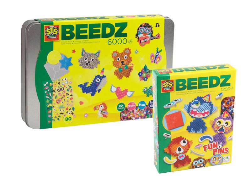 SES Creative Bügelperlen SES Bügelperlen Premium Sortiment mit FunPins Set von SES Creative