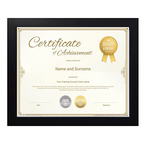 SESEAT Bilderrahmen, 21,6 x 28,9 cm, zum Aufhängen an der Wand, Schwarz, 1 Stück SESEAT Bilderrahmen, 21,6 x 28,9 cm, zum Aufhängen an der Wand, Schwarz, 1 Stück von SESEAT