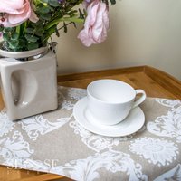 Rustikale Tischsets | 2Er-Set/Handgemachtes Rustikales Tischset Ostern, Floral, Frühling von SESEstudio