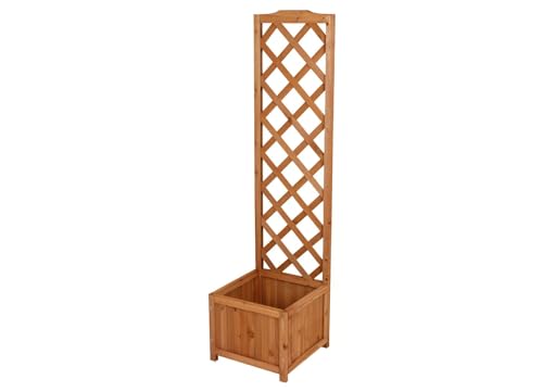 Sesua Pflanzkübel mit Rankgitter aus Holz 146x38x38cm von Sesua