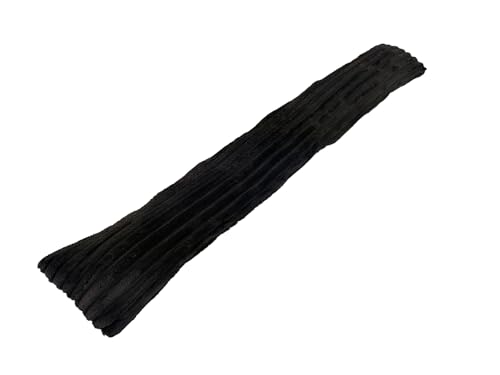 Zugluftstopper Windstopper für Türen und Fenster 93 x 15 cm Cordoptik anthrazit von Sesua
