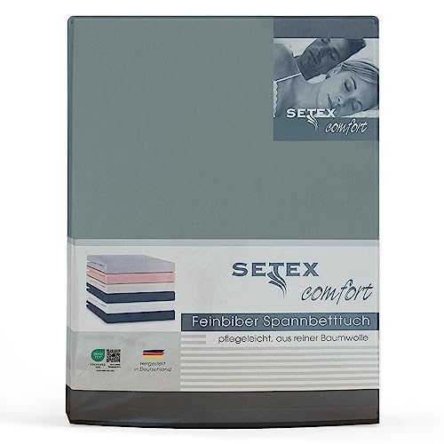 Setex - Feinbiber Bettlaken mit Gummizug kuschelig weich - Biber Spannbettlaken aus 100% Baumwolle mit rundum Spanngummi - Bettwäsche ganzjährig - Betttuch 180x200 cm Dunkel Jade Setex - Feinbiber Bettlaken mit Gummizug kuschelig weich - Biber Spannbettlaken aus 100% Baumwolle mit rundum Spanngummi - Bettwäsche ganzjährig - Betttuch 180x200 cm Dunkel Jade von SETEX