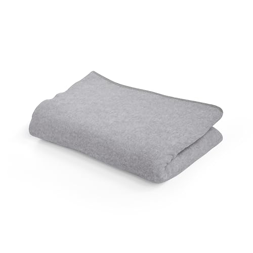 SETEX Kuscheldecke, 85% Baumwolle/15% Polyester, Decke als Zimmer-Deko, Schlafzimmer-Deko und mehr, 200 x 150 cm große Tagesdecke, Grau von SETEX