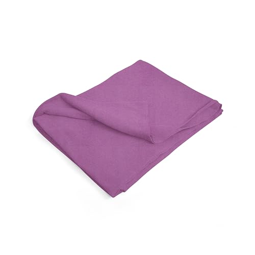 Setex Premium-Kuscheldecke, 85% Baumwolle/15% Polyester, Decke als Zimmer-Deko, Schlafzimmer-Deko und mehr, 200 x 150 cm große Tagesdecke, Beere von SETEX