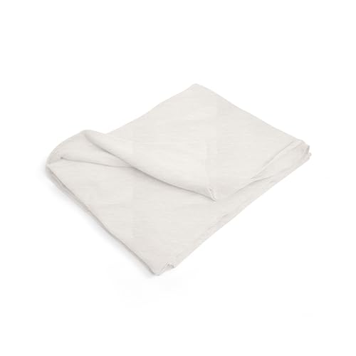 Setex Premium-Kuscheldecke, 85% Baumwolle/15% Polyester, Decke als Zimmer-Deko, Schlafzimmer-Deko und mehr, 200 x 150 cm große Tagesdecke, Natur von SETEX