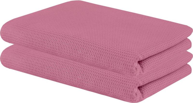 Wohndecke Sommerdecke 2er-Pack, SETEX, Waffelpiqué Uni von SETEX
