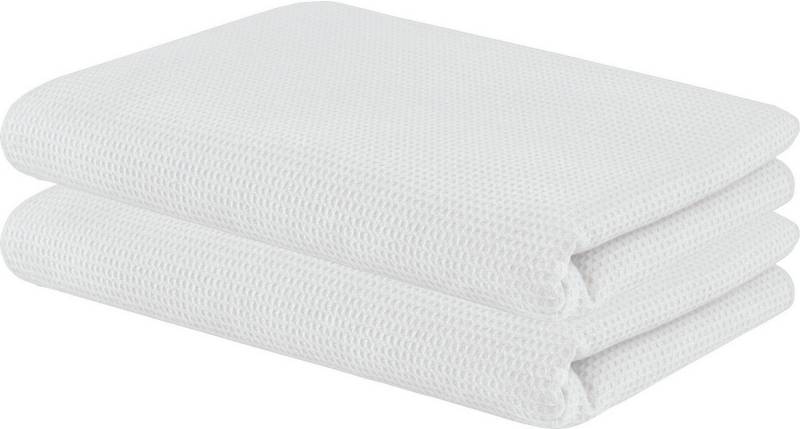 Wohndecke Sommerdecke 2er-Pack, SETEX, Waffelpiqué Uni von SETEX