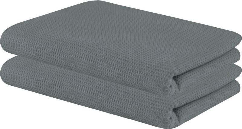 Wohndecke Sommerdecke 2er-Pack, SETEX, Waffelpiqué Uni von SETEX