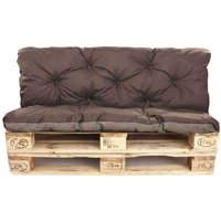 BRAUNES PALETTENKISSEN: ENKEL Enkel Kissenset: 120x60/120x40cm von SETGARDEN
