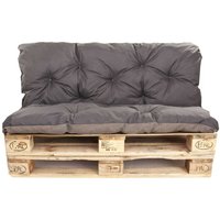 PALETTENKISSEN 120 X ANTHRAZIT: ENKEL Enkel Kissenset: 120x80/120x40cm von SETGARDEN