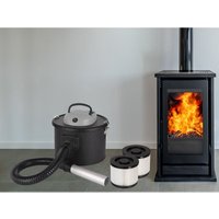 Beutelloser Aschesauger mit 2x HEPA-Filter, Blasfunktion - 10L Volumen, 800 Watt von SETPOINT