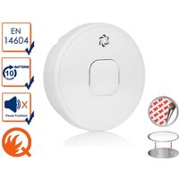 Rauchmelder mit 10 Jahres Batterie - q Label, Magnethalter, ø 10cm Rauchmelder mit 10 Jahres Batterie - q Label, Magnethalter, ø 10cm von SETPOINT