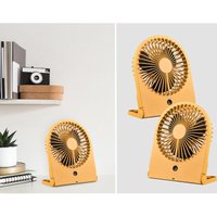 Setpoint - Schreibtisch Ventilator 2er set - 3 Stufen, Gelb Höhe 23cm Akku & usb-c Anschluß Setpoint - Schreibtisch Ventilator 2er set - 3 Stufen, Gelb Höhe 23cm Akku & usb-c Anschluß von SETPOINT