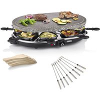 Setpoint - raclette für 8 Personen ovaler Steingrill mit Teppan Gabeln 1200Watt Setpoint - raclette für 8 Personen ovaler Steingrill mit Teppan Gabeln 1200Watt von SETPOINT