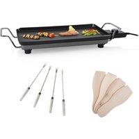 Teppanyaki Tischgrill Grillplatte 46x26cm & 4 Teppan Yaki Gabeln 2500W Teppanyaki Tischgrill Grillplatte 46x26cm & 4 Teppan Yaki Gabeln 2500W von SETPOINT